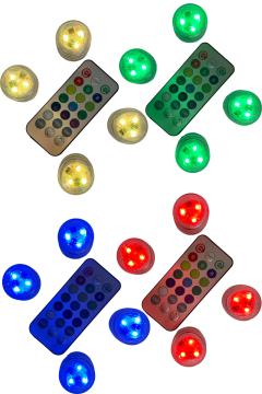 Su Geçirmez Rgb Led Işık Kapsül | Akvaryum Led | Nargile Led | Havuz Led Uzaktan Kumandalı Led Lamba