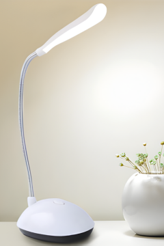 Taşınabilir Pilli Masa Lambası Beyaz Led Işıklı Kitap Okuma Lambası