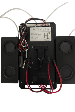 12 Volt Dokunmatik (Touch) Ayna Arkası Sensör Saat Temometre Hoparlör Banyo Aynası Sensörü