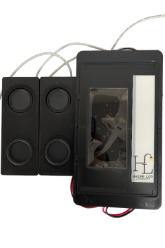 12 Volt Dokunmatik (Touch) Ayna Arkası Sensör Saat Temometre Hoparlör Banyo Aynası Sensörü