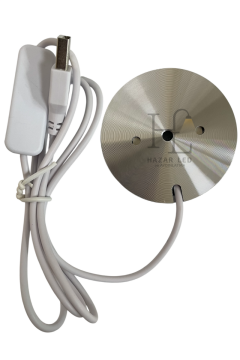 5 Volt Alüminyum Kasalı Anahtarlı USB Led Lamba Kiti Beyaz