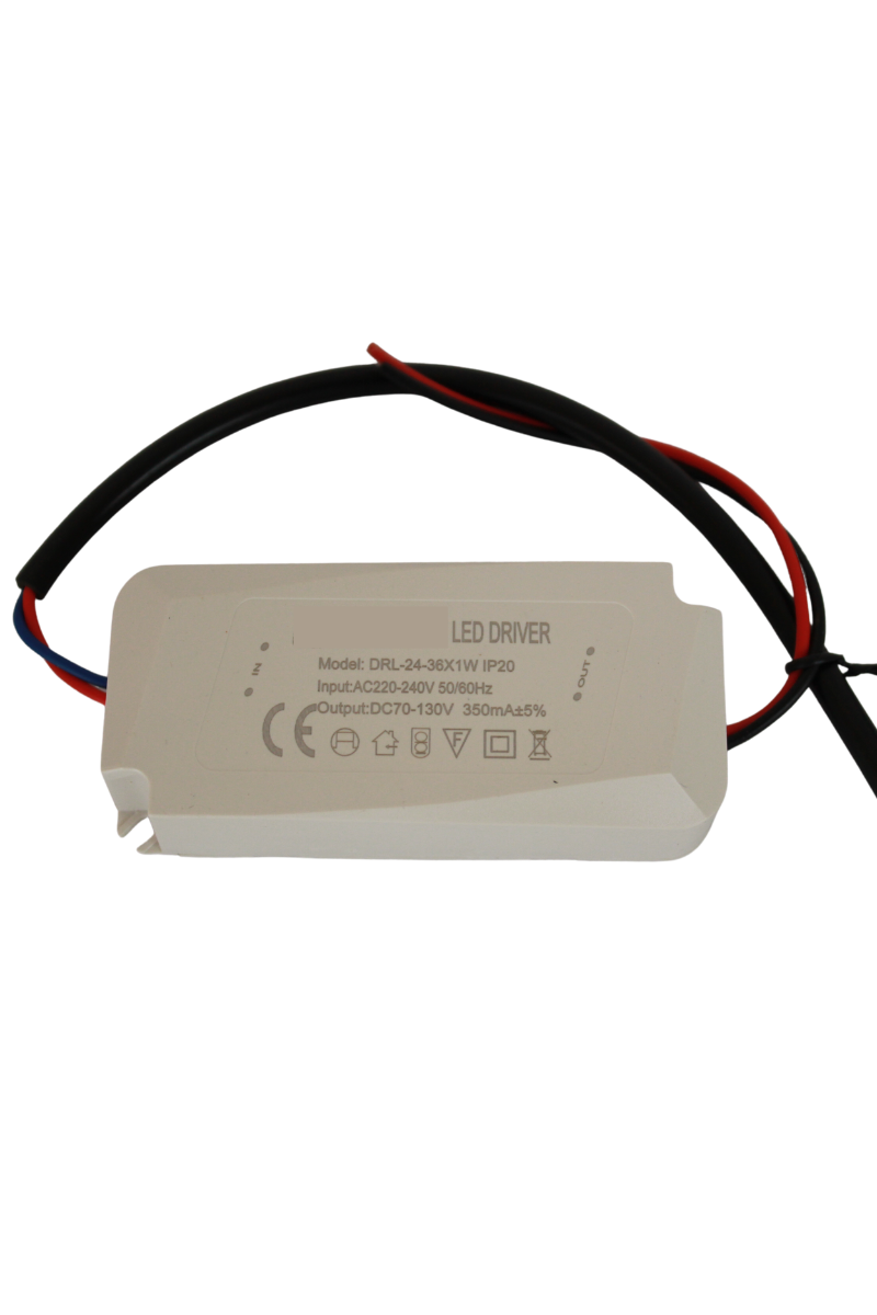 24-36X1W Led Driver 350mA 70-130V Power Led Sürücü IP20 Power Led Driver