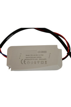 24-36X1W Led Driver 350mA 70-130V Power Led Sürücü IP20 Power Led Driver