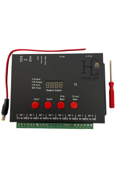 Pixel Led Kontrol Cihazı T-8000 TTL 5-24 Volt