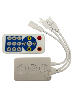 SP601E RF APP Pixel Led Kontrol Cihazı 2*600IC - Çift Çıkışlı - Bluetooth APP Kontrolü