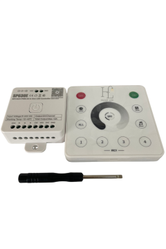 SP630E Tek Renk Pixel Şerit Led Kontrol Duvar Tipi Kontrol Cihazı 12-24 Volt