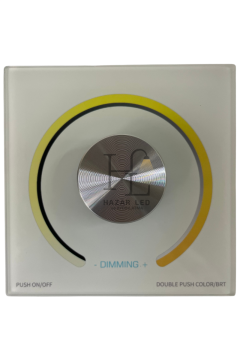 5-24 Volt CCT-Tunable Anahtarlı Duvar Tipi Gömme Led Kontrol Cihazı Display Göstergeli Panel Tipi