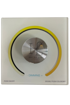 5-24 Volt CCT-Tunable Anahtarlı Duvar Tipi Gömme Led Kontrol Cihazı Display Göstergeli Panel Tipi