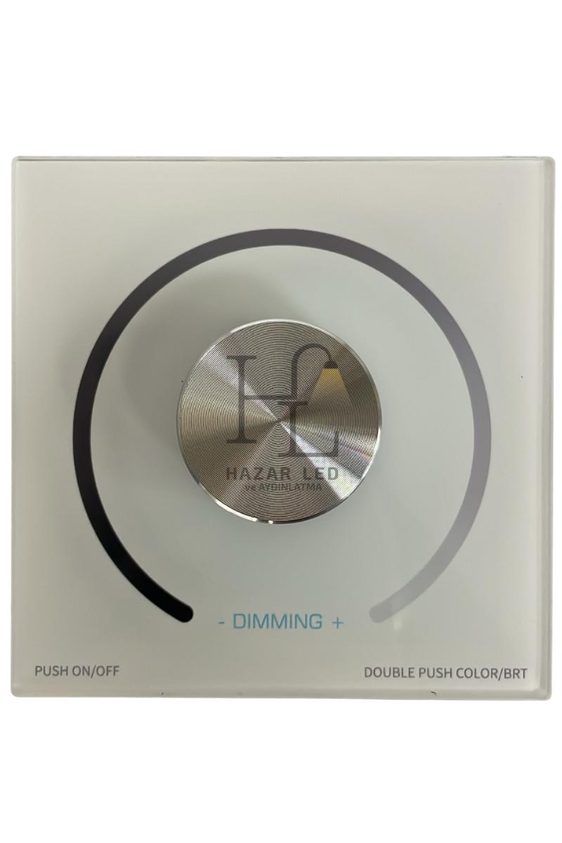 5-24 Volt Dimmer Anahtarlı Duvar Tipi Gömme Led Kontrol Cihazı Display Göstergeli Panel Tipi
