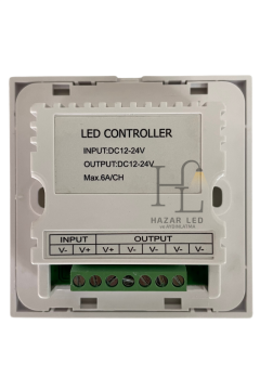 5-24 Volt Dimmer Anahtarlı Duvar Tipi Gömme Led Kontrol Cihazı Display Göstergeli Panel Tipi