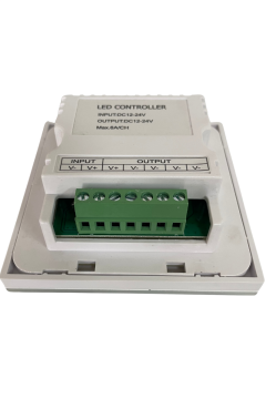 5-24 Volt Dimmer Anahtarlı Duvar Tipi Gömme Led Kontrol Cihazı Display Göstergeli Panel Tipi