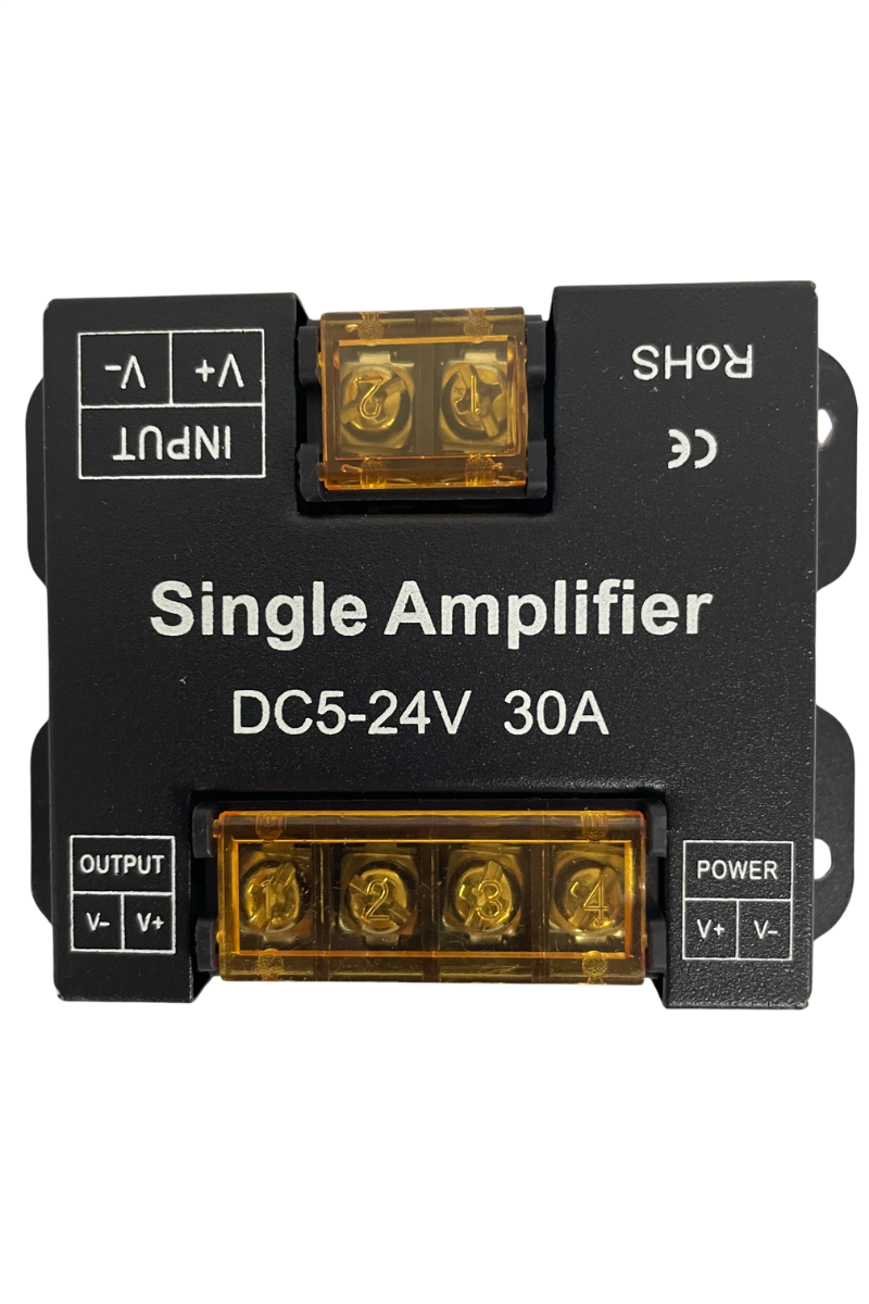 5-24 Volt 30 Amper Dimmer Tek Kanal Led Amplifier Repeater (Tekrarlayıcı) Güçlendirici