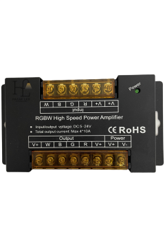 5-24 Volt 4x10A 40 Amper RGBW Led Amplifier Repeater (Tekrarlayıcı) Güçlendirici
