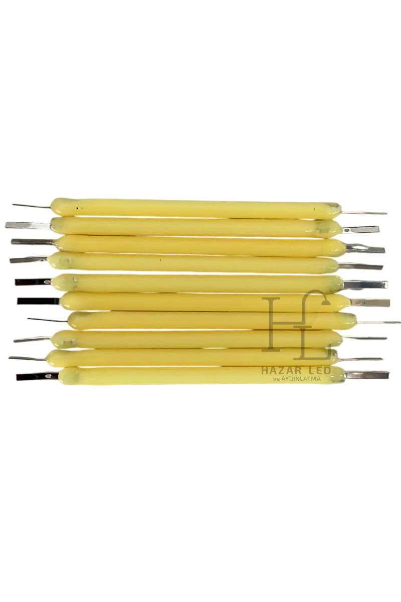 3 Volt 38MM Led Filament Beyaz Retro Tungsten Filament 10 Adet