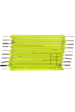 3 Volt 38MM Led Filament Yeşil Retro Tungsten Filament 10 Adet