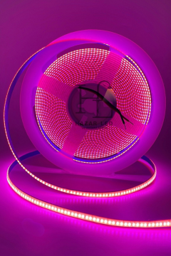 5 Volt 5MM 400 Ledli İnce Esnek Cob Şerit Led Pembe IP20 5 Metre