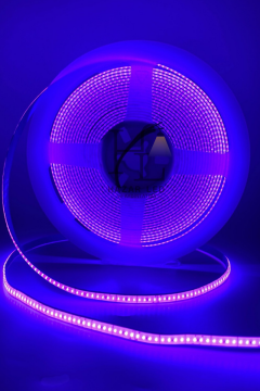 5 Volt 5MM 400 Ledli İnce Esnek Cob Şerit Led Mor IP20 5 Metre