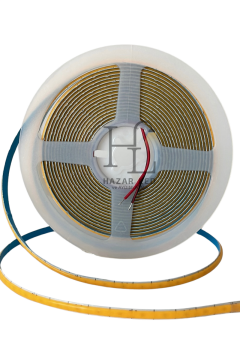 5 Volt 5MM 400 Ledli İnce Esnek Cob Şerit Led Gün Işığı 3000-3200K IP20 5 Metre