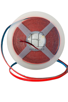5 Volt 5MM 400 Ledli İnce Esnek Cob Şerit Led Kırmızı IP20 5 Metre