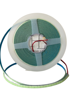 5 Volt 5MM 400 Ledli İnce Esnek Cob Şerit Led Turkuaz IP20 5 Metre
