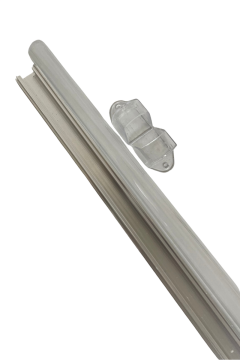 Alüminyum Boş Kasa Profil Çubuk Led Bar Şeffaf Boş Kasa 50 CM