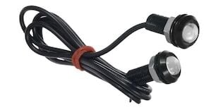 Araç İçi Kartal Göz Ayna Altı Led Kırmızı