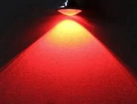 Araç İçi Kartal Göz Ayna Altı Led Kırmızı