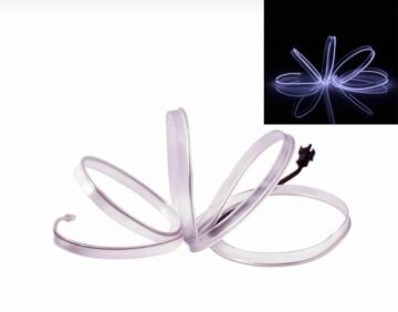 Araç İçi Neon Şerit Led 3 Metre Beyaz (Torpido Ledi)