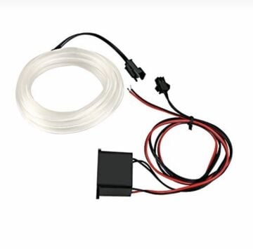 Araç İçi Neon Şerit Led 3 Metre Beyaz (Torpido Ledi)