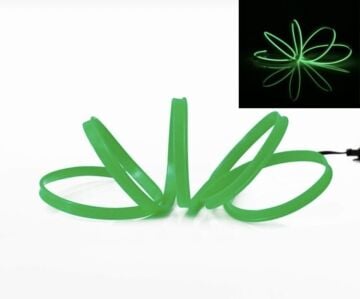 Araç İçi Neon Şerit Led 3 Metre Yeşil (Torpido Ledi)