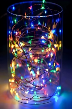 3 Metre 3 Fonksiyonlu Peri Led RGB Pilli Dekoratif Aydınlatma Yılbaşı Çam Ağacı Ev Süsleme