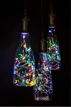 3 Metre 3 Fonksiyonlu Peri Led RGB Pilli Dekoratif Aydınlatma Yılbaşı Çam Ağacı Ev Süsleme