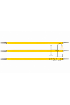 3 Volt 60MM Esnek Led Filament Sarı (Amber) Retro Tungsten Filament 5 Adet