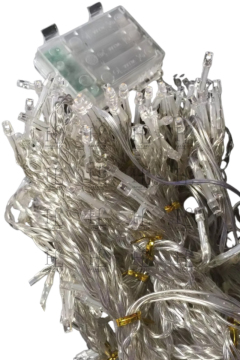 2x2 Metre Pilli Perde Led Işık Gün Işığı Eklemeli Fonksiyonlu Dekoratif Led Işık Yılbaşı Süsü