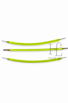 3 Volt 60MM Esnek Led Filament Yeşil Retro Tungsten Filament 5 Adet