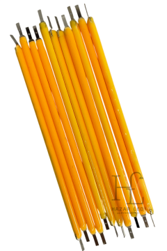 3 Volt 68MM Led Filament Sarı (Amber) Retro Tungsten Filament 10 Adet
