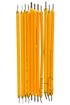 3 Volt 68MM Led Filament Sarı (Amber) Retro Tungsten Filament 10 Adet