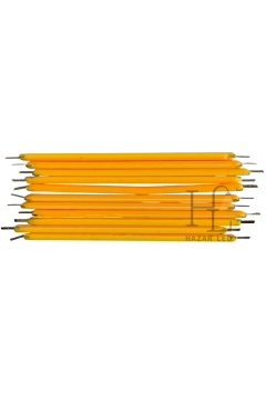 3 Volt 68MM Led Filament Sarı (Amber) Retro Tungsten Filament 10 Adet