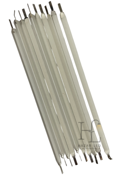 3 Volt 68MM Led Filament Mavi Retro Tungsten Filament 10 Adet