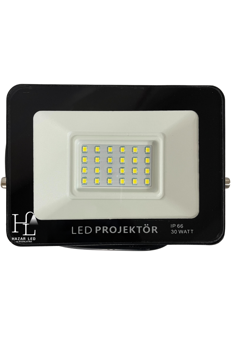 12-24 Volt 30 Watt Tablet Projektör Beyaz SMD Led Projektör