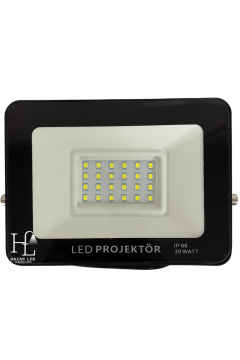 12-24 Volt 30 Watt Tablet Projektör Beyaz SMD Led Projektör