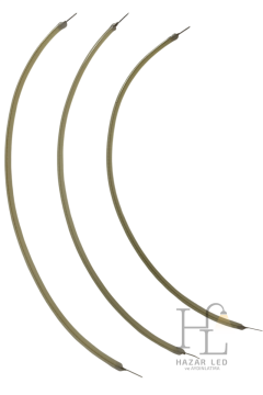 3 Volt 130MM Esnek Led Filament Mavi Retro Tungsten Filament 3 Adet