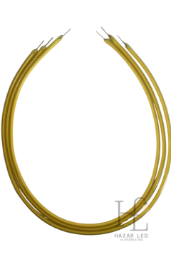 3 Volt 255MM Esnek Led Filament Beyaz Retro Tungsten Filament 3 Adet