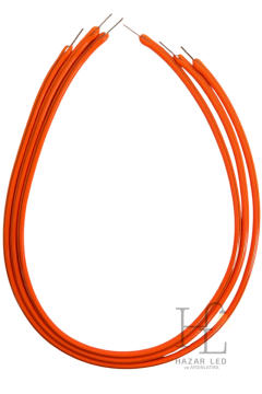 3 Volt 255MM Esnek Led Filament Kırmızı Retro Tungsten Filament 3 Adet