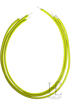 3 Volt 255MM Esnek Led Filament Yeşil Retro Tungsten Filament 3 Adet