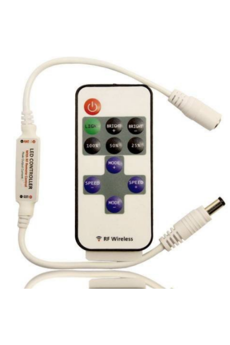 RF Uzaktan Kumandalı Şerit Led Dimmer Led Işık Kontrolü 12V/24V
