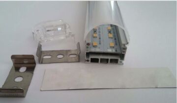 Alüminyum Boş Kasa Profil Çift Sıra Led Bar Şeffaf Boş Kasa 1M