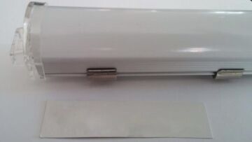 Alüminyum Boş Kasa Profil Çift Sıra Led Bar Opak Boş Kasa 1M