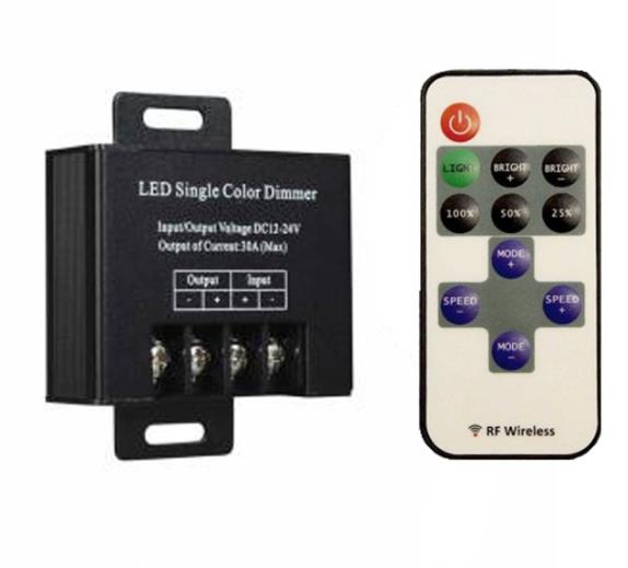 36 Amper RF Kumandalı Tek Renk Dimmer