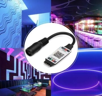 Bluetooth Cep Telefonundan RGB Led Kontrol 6 Amper